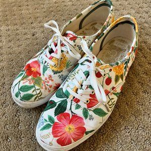 Keds Rifle Paper Co 8.5 Floral Shoes